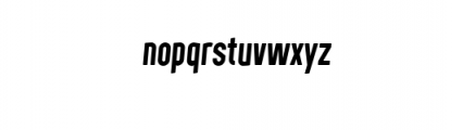 Chromota-Italic_Rounded.otf Font LOWERCASE