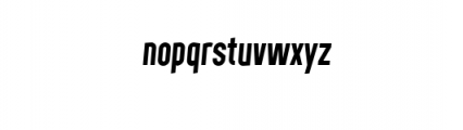 Chromota-Italic.otf Font LOWERCASE