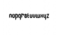 Chronosphere Typeface Font LOWERCASE