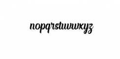 Chuck Noon Script.otf Font LOWERCASE