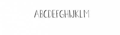 charla filled.ttf Font LOWERCASE