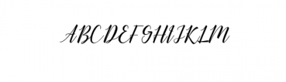 chillout-script.ttf Font UPPERCASE