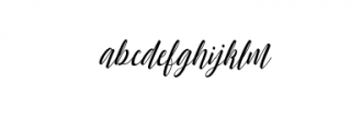 chillout-script.ttf Font LOWERCASE