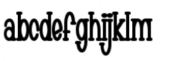 Chachie Font LOWERCASE