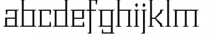 Chalice Light Font LOWERCASE