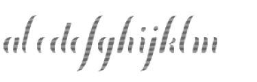 Chameleon Fill Stripe 1 Font LOWERCASE