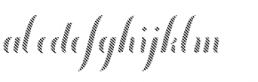 Chameleon Fill Stripe 3 Font LOWERCASE