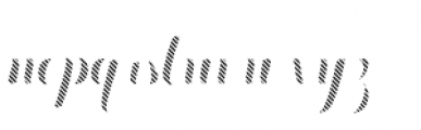 Chameleon Fill Stripe 3 Font LOWERCASE