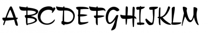 Charade JF Regular Font UPPERCASE