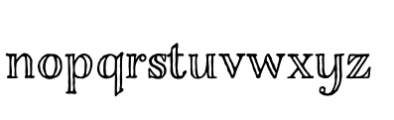 Charcuterie Engraved Font LOWERCASE