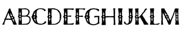Charcuterie Filigree Font UPPERCASE