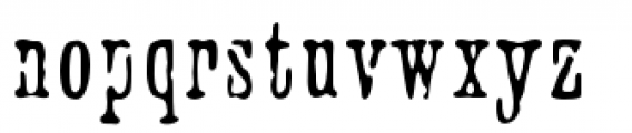 Cheapside Font LOWERCASE