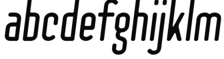 Checkpoint Italic Font LOWERCASE