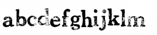 Chelt Press Light Variegated Font LOWERCASE