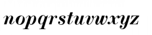 Chevre Italic Font LOWERCASE