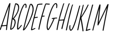 Chill Lizard Italic Font UPPERCASE