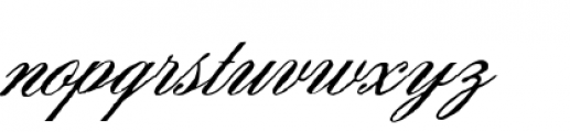 Churchward Supascript Font LOWERCASE