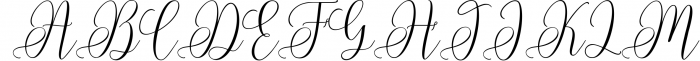 Chadina Script Font UPPERCASE