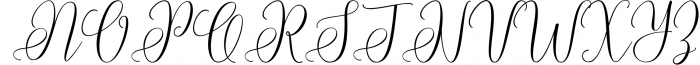 Chadina Script Font UPPERCASE