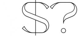 Chalga Outline - Serif Typeface 2 Font OTHER CHARS