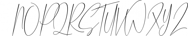 Chalisha Modern Calligraphy Font UPPERCASE