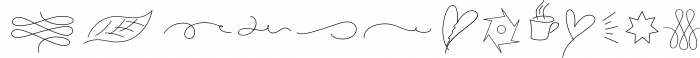 Chandelle Signatures Font LOWERCASE