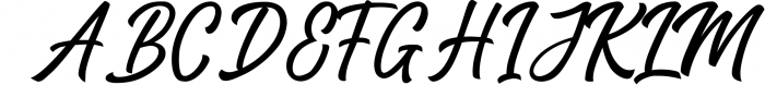 Charlington - A Modern Script Font UPPERCASE