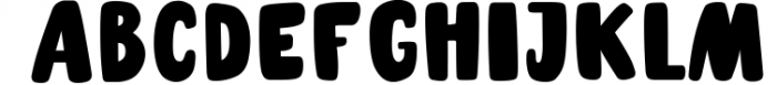 Charm - illustrated letter font Font UPPERCASE
