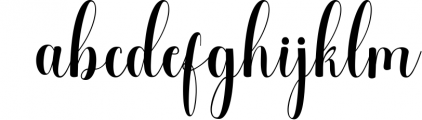 Chaster script Font LOWERCASE