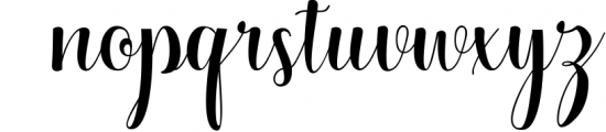 Chaster script Font LOWERCASE