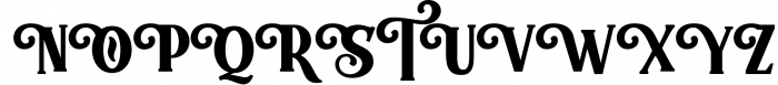 Chellora Typeface Font UPPERCASE