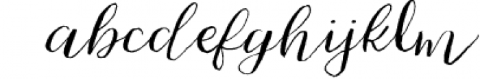 Cherokee Rose Calligraphy Script Font LOWERCASE