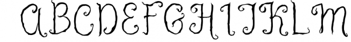 Cheshire. Magic script font. Font UPPERCASE
