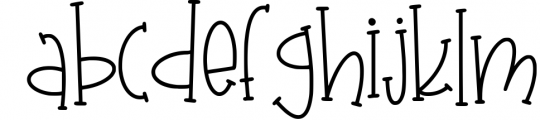 Chick-A-Leigh a Spring Font with Extra Doodles! Font LOWERCASE