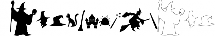 Child Witch - Halloween Typeface 1 Font LOWERCASE