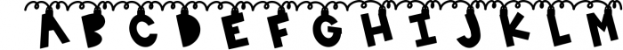 Chime - A Hanging Christmas Ornament Font Font UPPERCASE