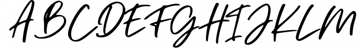 Christian Heedlay - Brush Signature Font 1 Font UPPERCASE