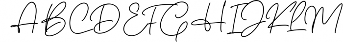 Christina Signature - Monoline Signature Font 1 Font UPPERCASE