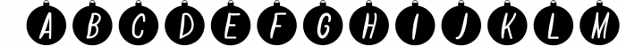 Christmas Bubbles Font 1 Font LOWERCASE