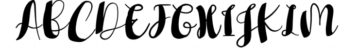 Christmas Gift - A Cute Handwritten Script Font Font UPPERCASE