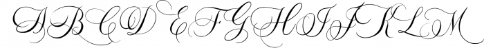 Christmas Melody - Wedding Font Font UPPERCASE