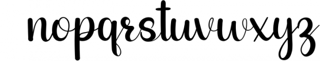 Christmas Romantic Font LOWERCASE