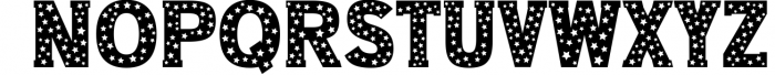 Christmas Stars Font Font LOWERCASE