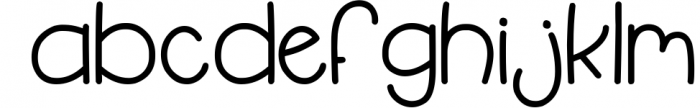 Chubby Cheeks - A Fun Handwritten Font. Font LOWERCASE