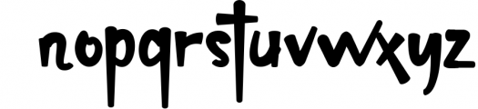 christopher-display font and texture version Font LOWERCASE