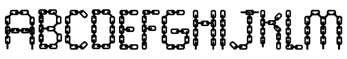 CHAINS  Color Fill Font UPPERCASE
