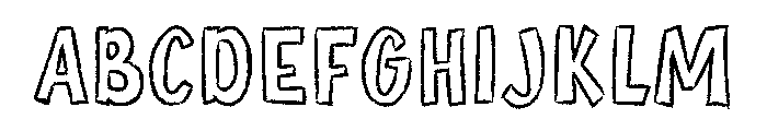 CHALK TALK Font UPPERCASE