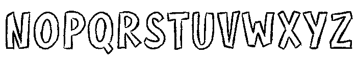 CHALK TALK Font UPPERCASE