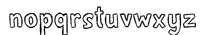 CHALK TALK Font LOWERCASE