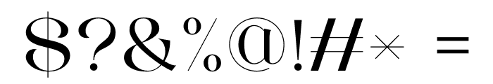 CHAREN Font OTHER CHARS